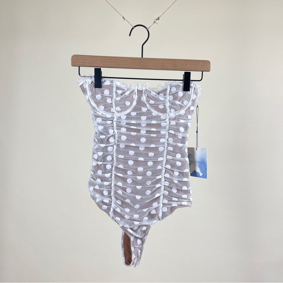 NWT Majorelle Wyn Bodysuit in White - Picture 9 of 10